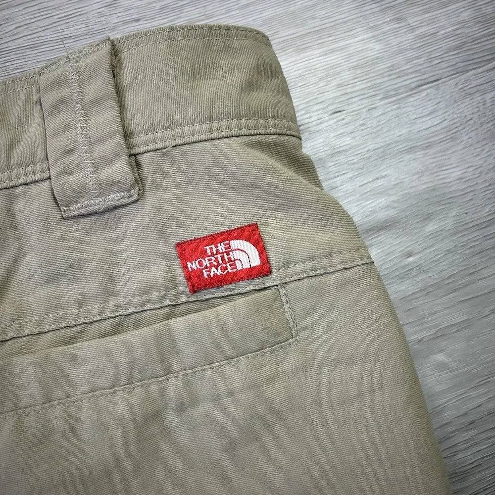 The North Face Pants Mens 40x31 Beige Nylon Hiking Zip Pocket Outdoor‎ Trail